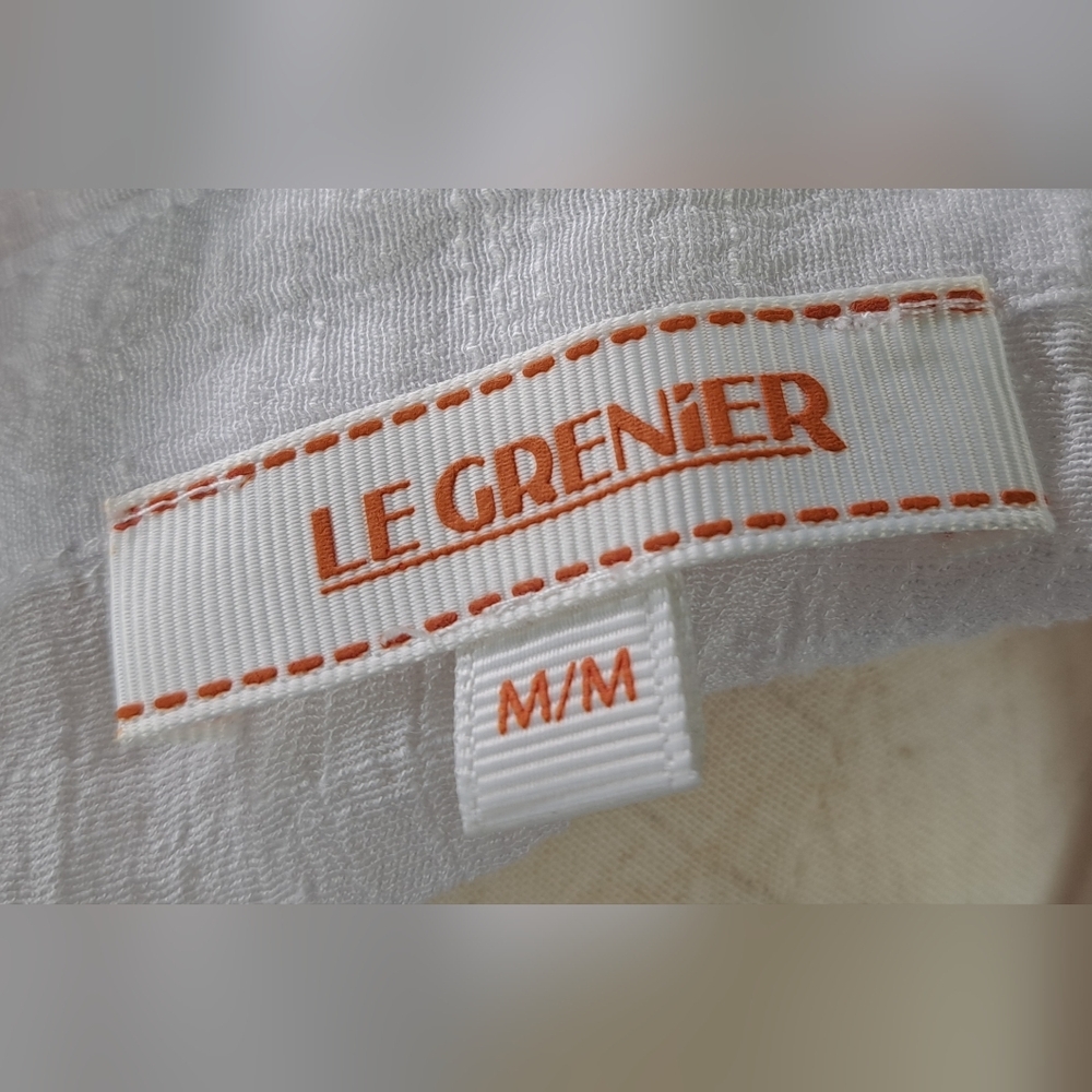 Le Grenier Top Shirt Nautical Sailing Ltweight Transparent Beach Y2K 90s Medium - Picture 13 of 14